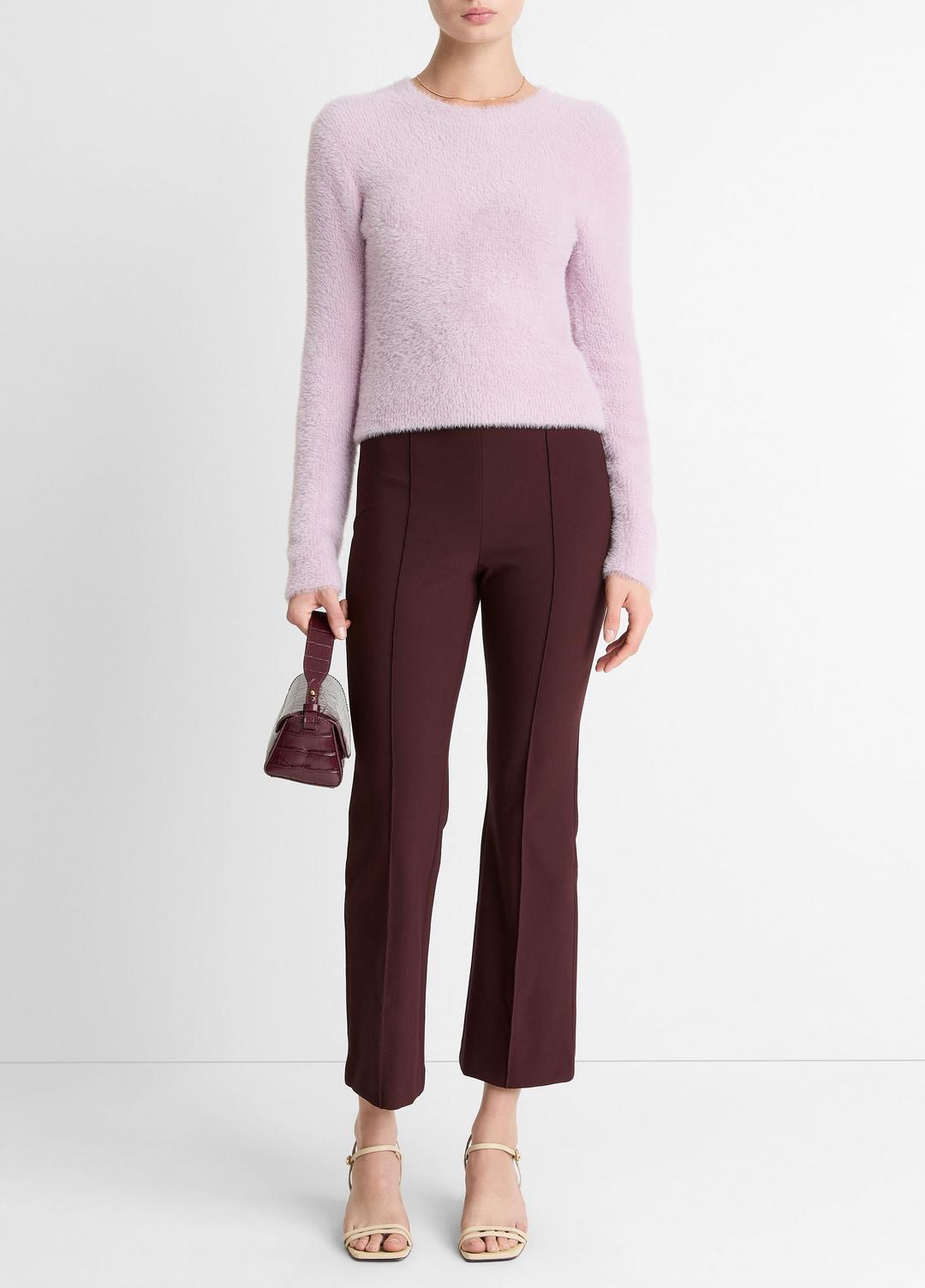 Eyelash Crew Neck Sweater in Crew Neck - IRIS QUARTZ | VINCE Women