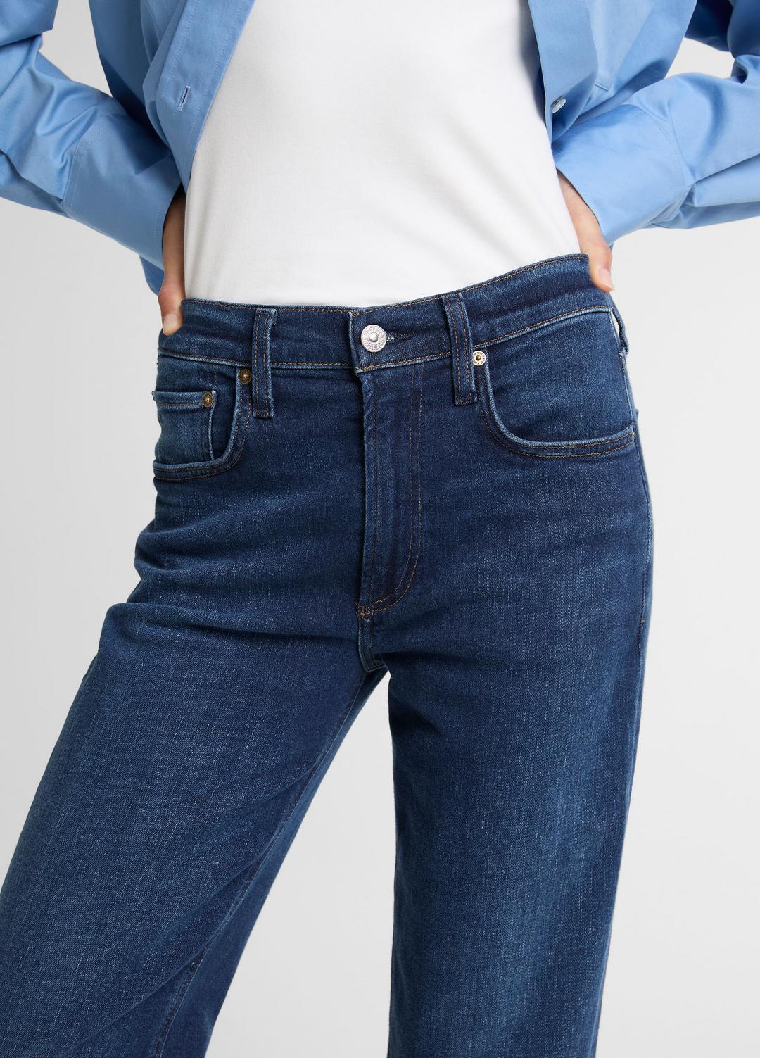 Citizens of Humanity Delfina Straight-Leg Jean in Denim - PIERRE | VINCE Women
