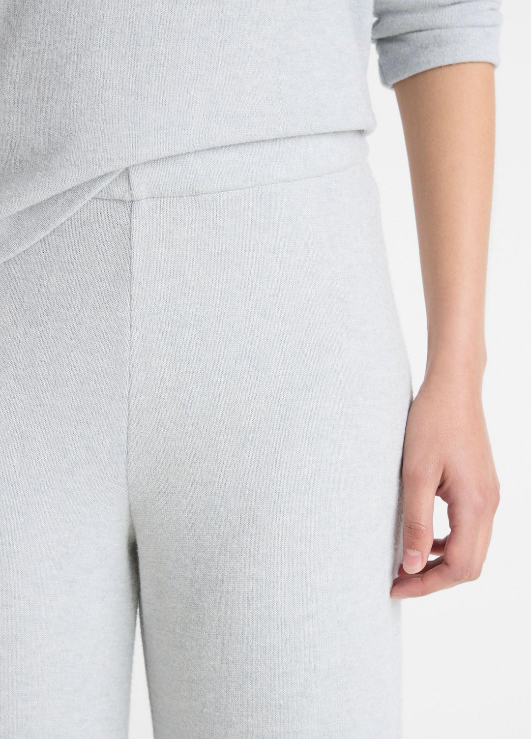 Cozy Wide-Leg Pant in Wide Leg - HEATHER PALE GREY | VINCE Women