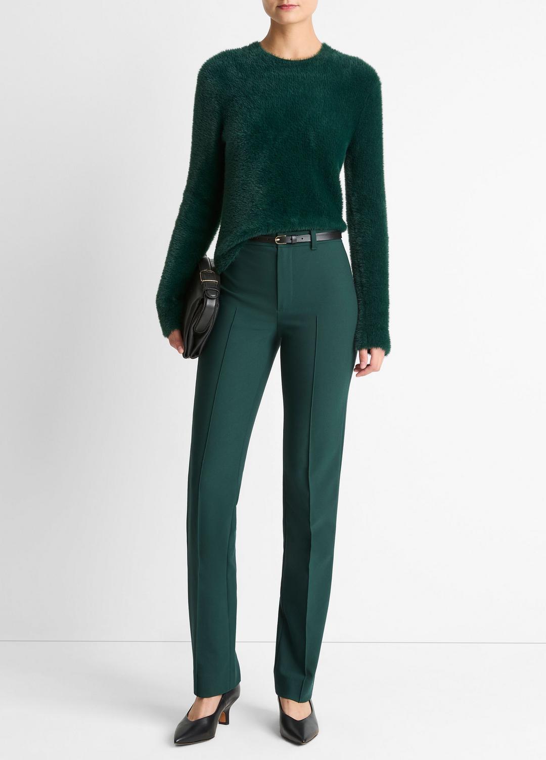 Eyelash Crew Neck Sweater in Crew Neck - JUNIPER | VINCE Women