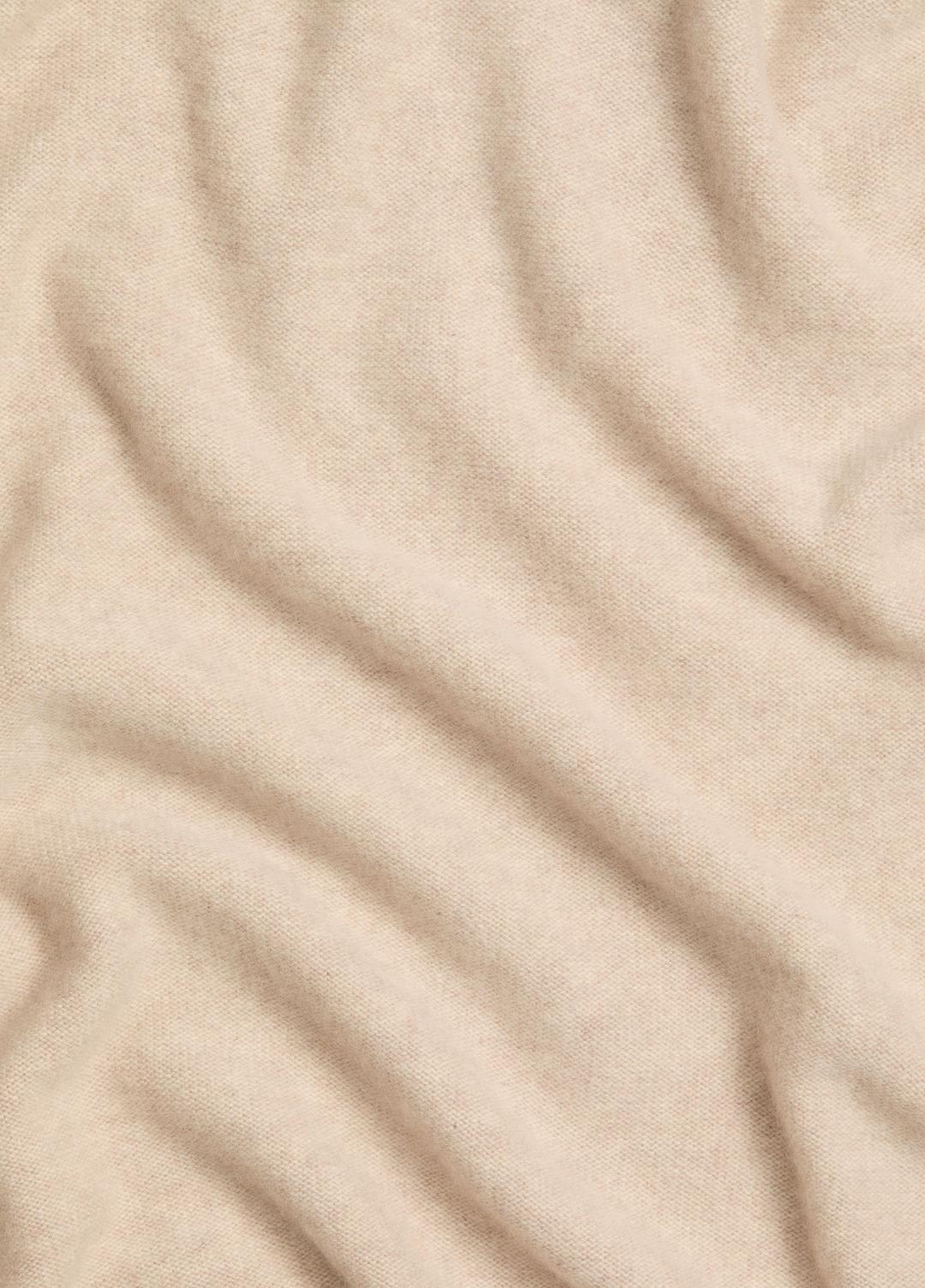 Merino Wool-Cashmere Funnel-Neck Poncho in Accessories - HEATHER MARBLE | VINCE Women