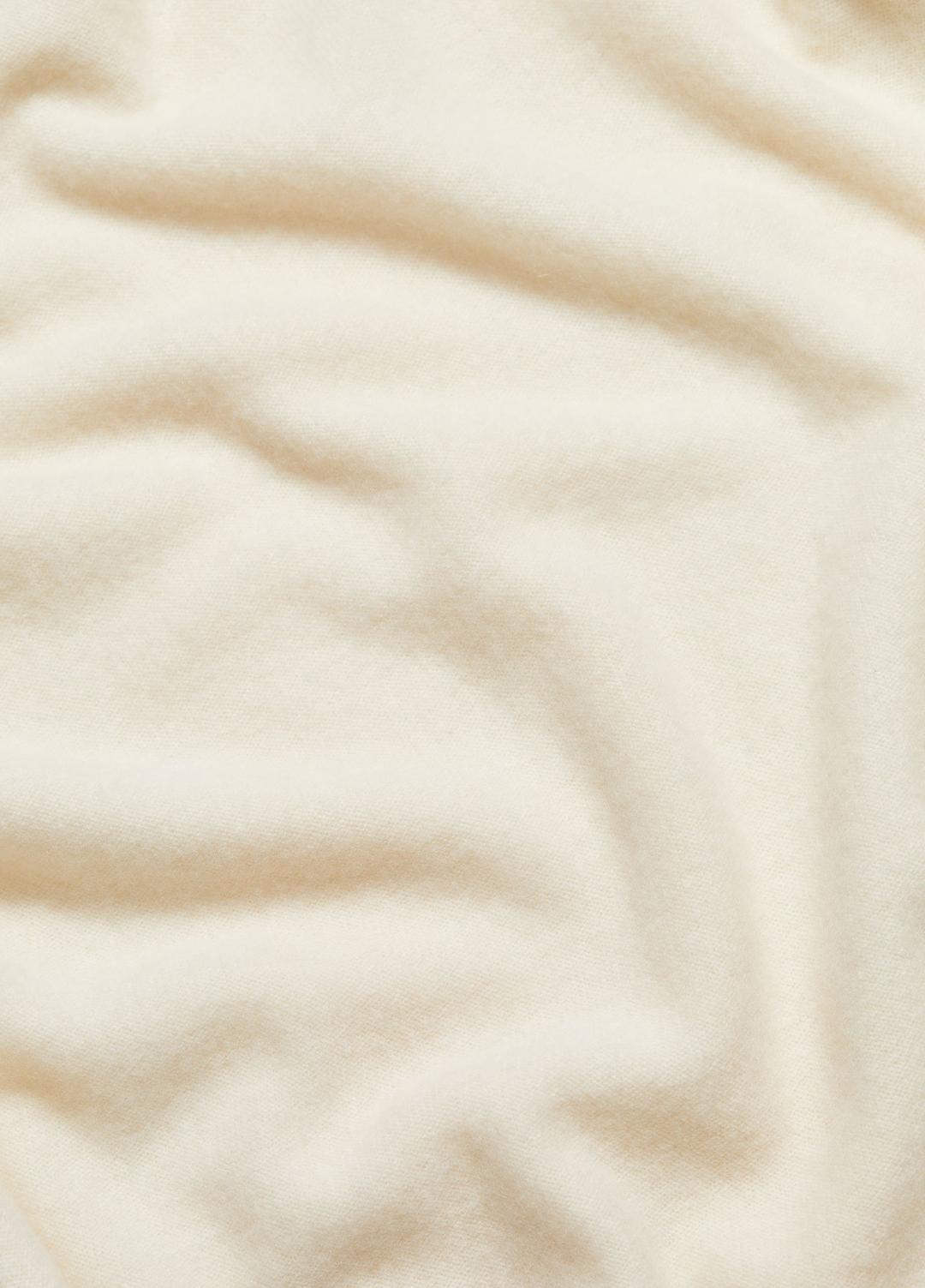 Reverse-Jersey Cashmere Boat-Neck Poncho in Sweaters - OPTIC WHITE | VINCE Women