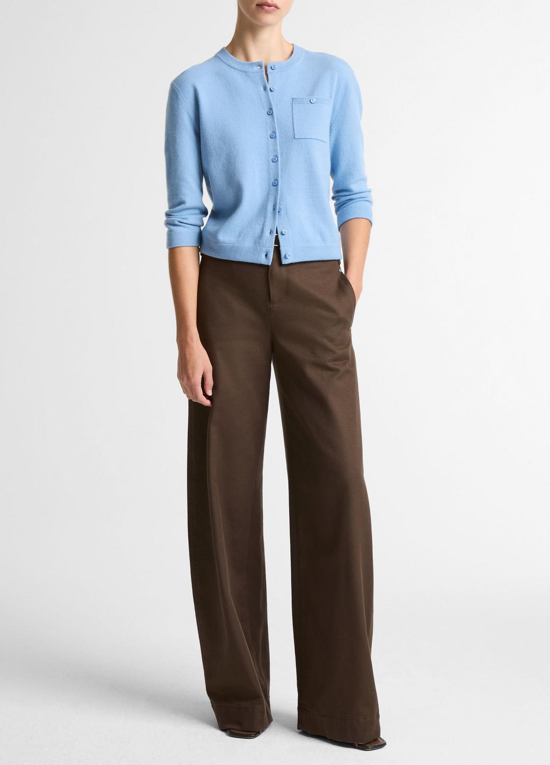 Wool & Cashmere-Blend Pocket Cardigan in Cardigans - HYDRA | VINCE Women
