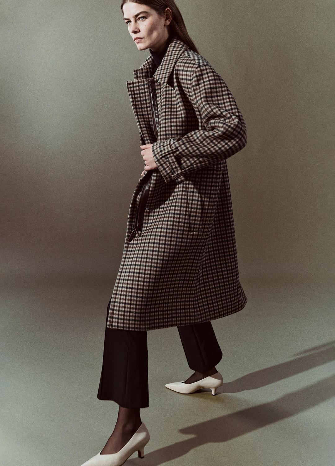 Plaid Car Coat in Coats - MULTI CHECK | VINCE Women