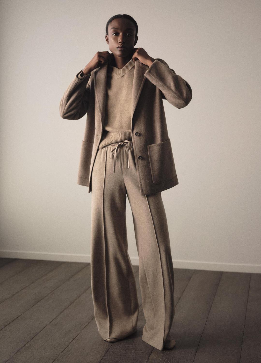 Double-Face Wool & Cashmere-Blend Blazer in Blazers - HEATHER DOE | VINCE Women