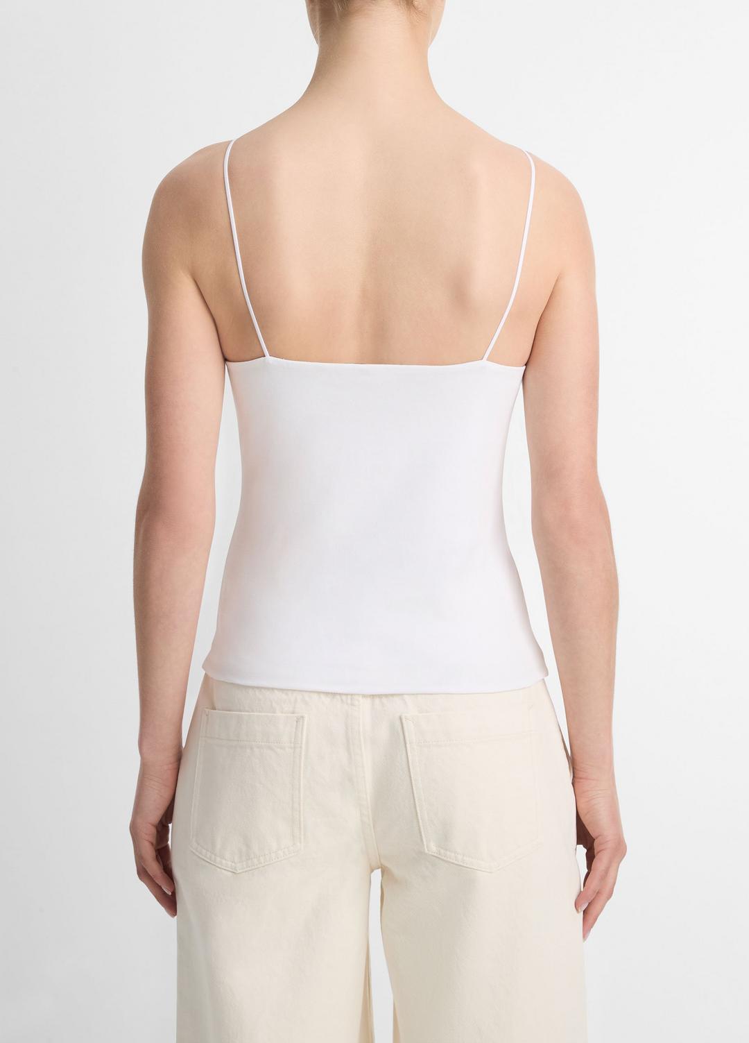 Pima Cotton Camisole in Tank Tops - OPTIC WHITE | VINCE Women