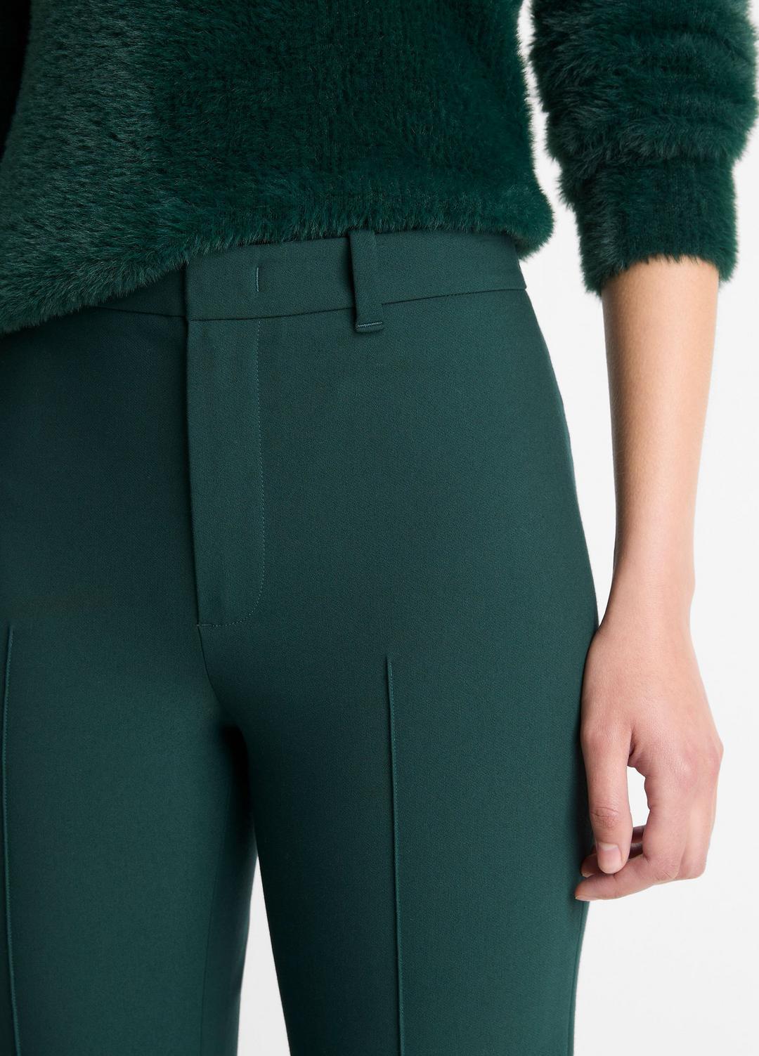 Cotton-Blend Slim Cigarette Pant in Trousers - JUNIPER | VINCE Women
