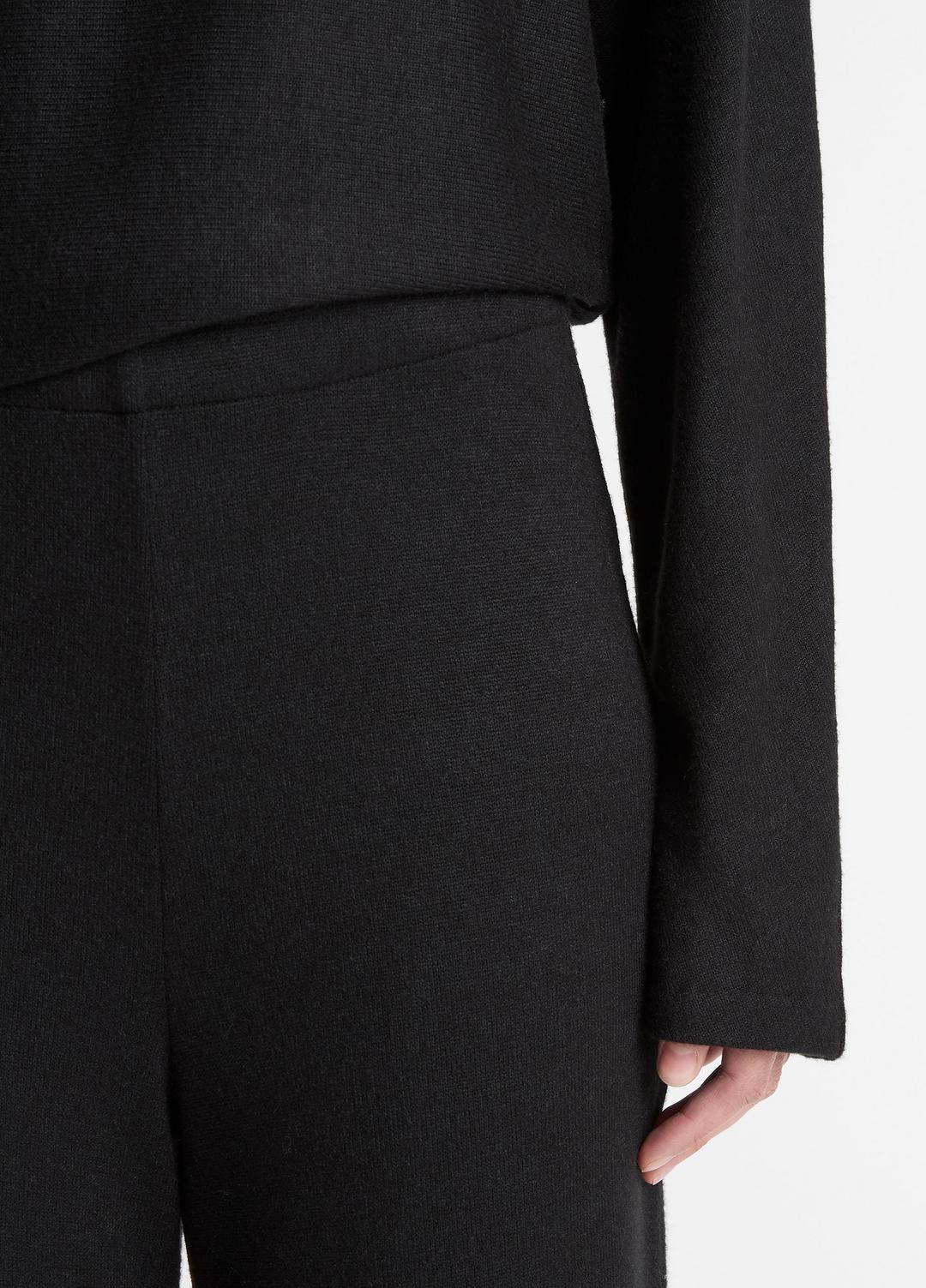 Cozy Wide-Leg Pant in Wide Leg - BLACK | VINCE Women
