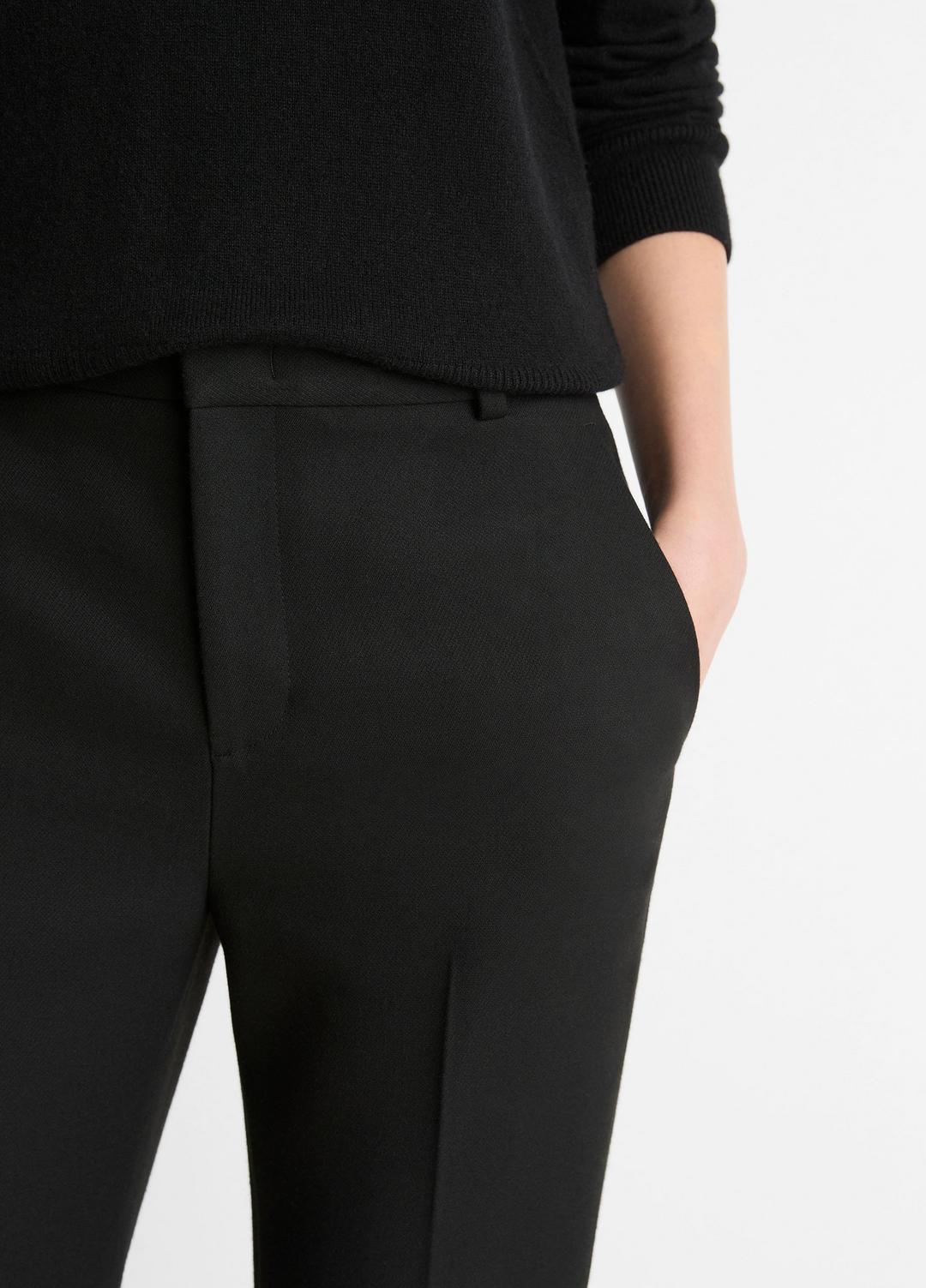 Sculptural Flare Trouser in Trousers - BLACK | VINCE Women