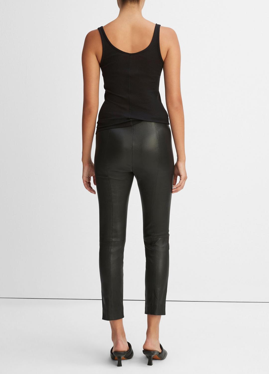 Leather Legging in Leggings - BLACK | VINCE Women