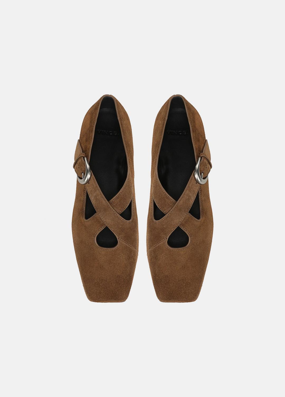 Cici Suede Flat in Loafers & Flats - ELMWOOD | VINCE Women