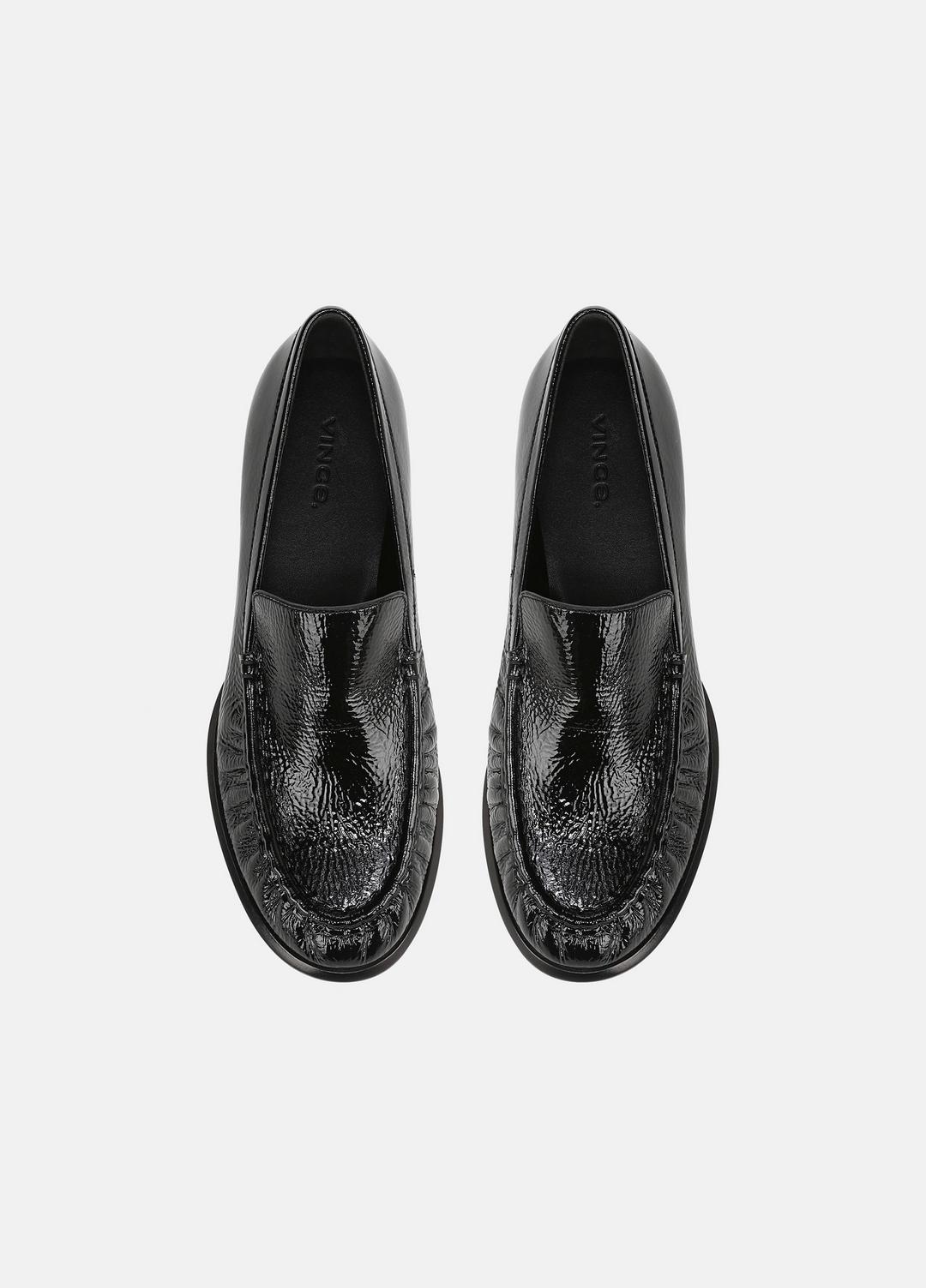 Nora Leather Loafer in Loafers & Flats - BLACK | VINCE Women