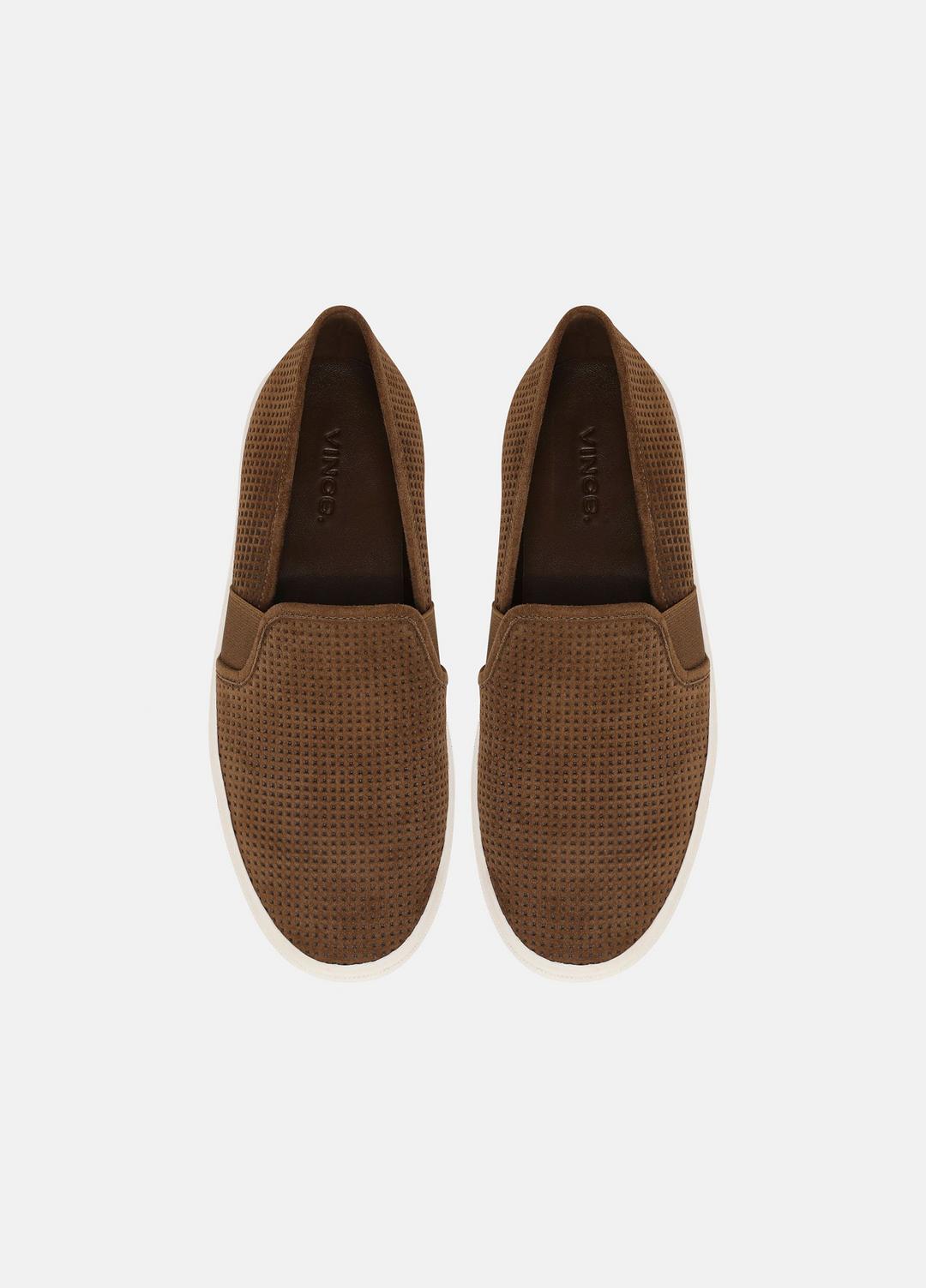 Blair Perforated Suede Sneaker in Sneakers - ELMWOOD | VINCE Women