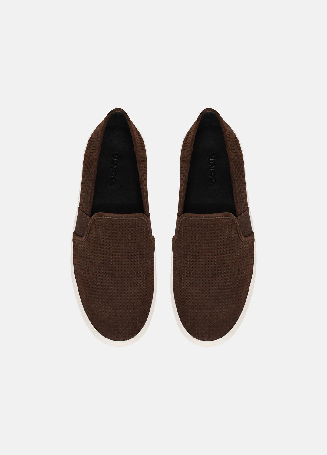 Blair Perforated Suede Sneaker in Sneakers - CLOVE | VINCE Women