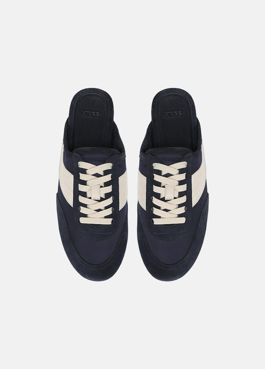 Solstice Suede Sneaker Mule in Sneakers - NIGHT BLUE/MOONLIGHT | VINCE Women