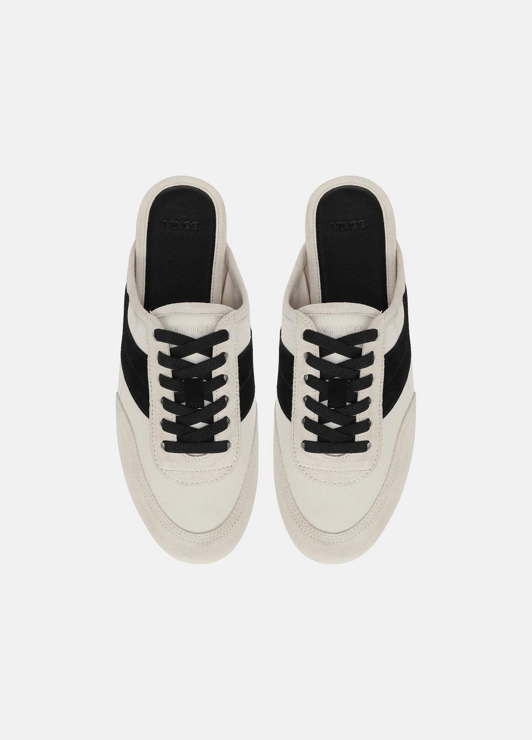 Solstice Suede Sneaker Mule in Sneakers - MOONLIGHT/BLACK | VINCE Women