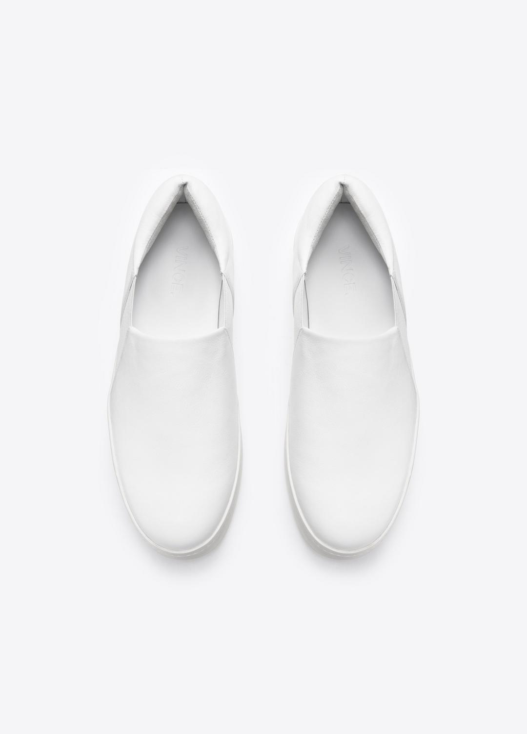 Leather Warren Sneaker in Sneakers - PLASTER | VINCE Women