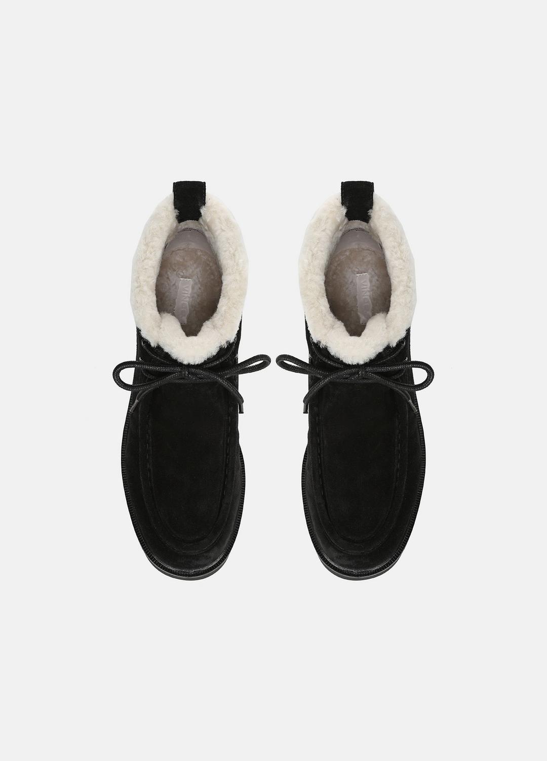 Sierra Lug-Sole Boot in Boots - BLACK | VINCE Women