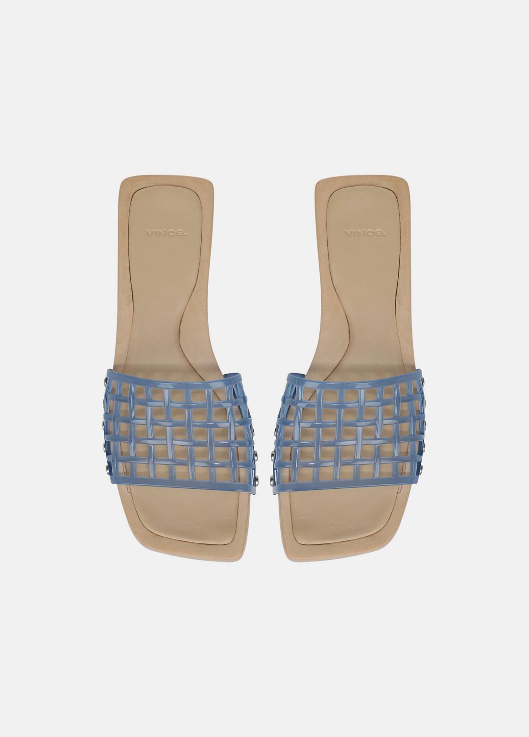 Barbara Jelly Slide Sandal in Sandals - SURF BLUE | VINCE Women