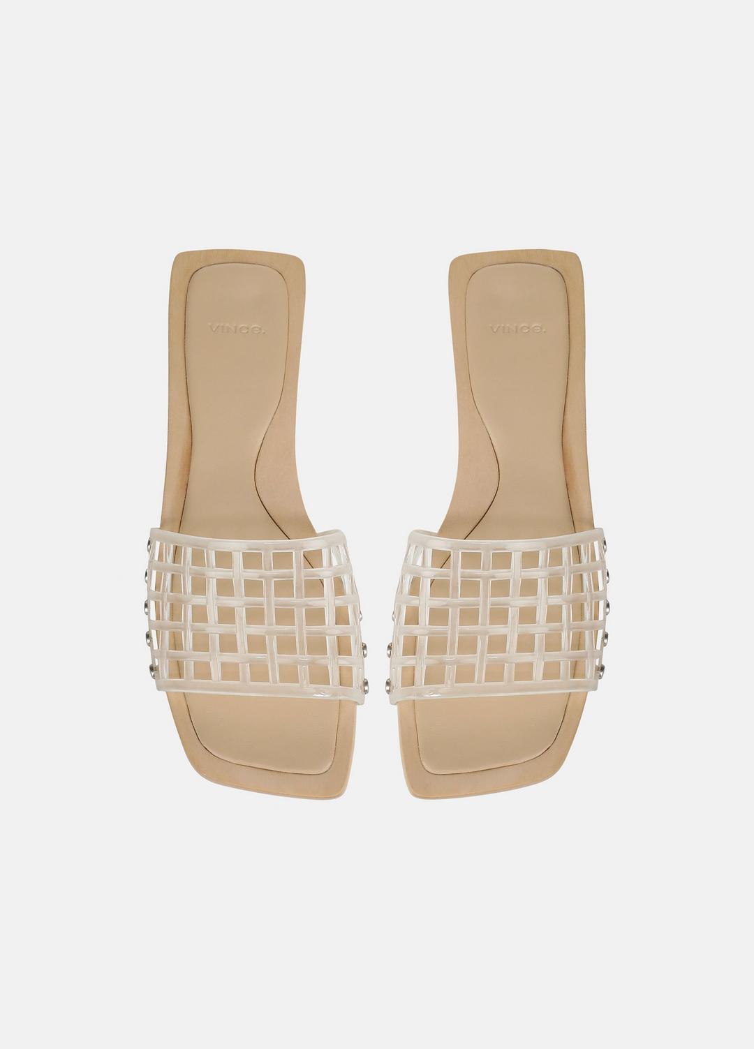 Barbara Jelly Slide Sandal in Sandals - CLEAR | VINCE Women