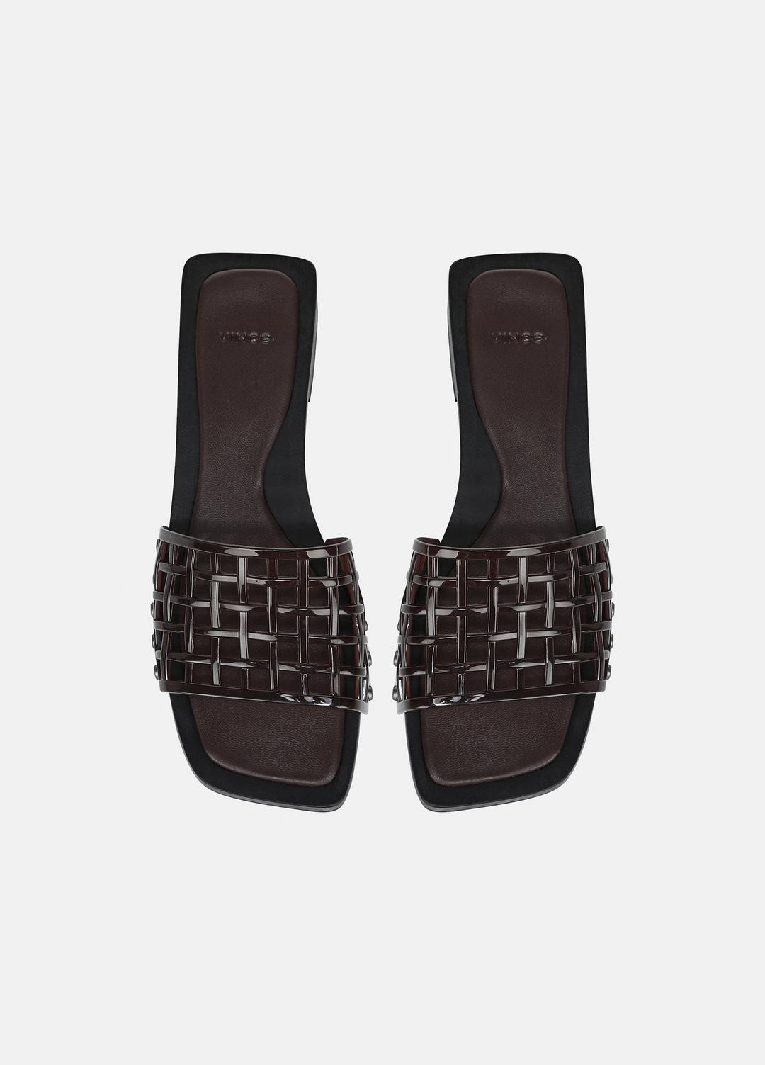 Barbara Jelly Slide Sandal in Sandals - GANACHE | VINCE Women