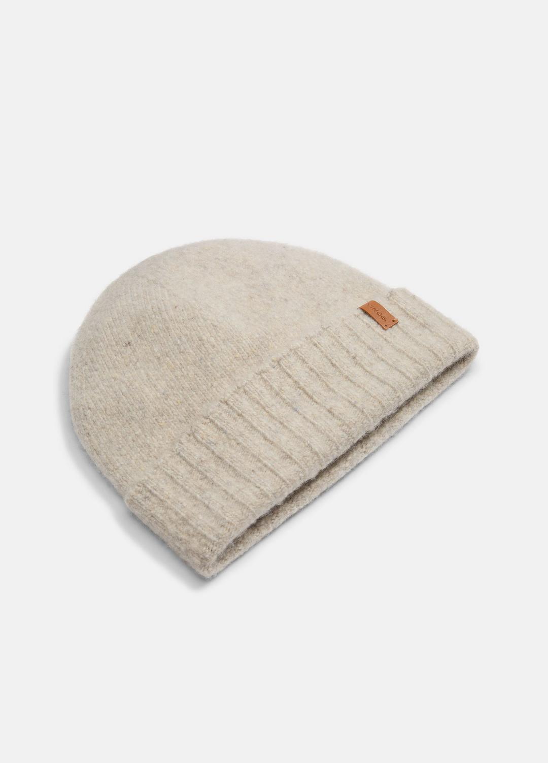 Donegal Cashmere Jersey Beanie in Scarves & Hats - BISCUIT | VINCE Women