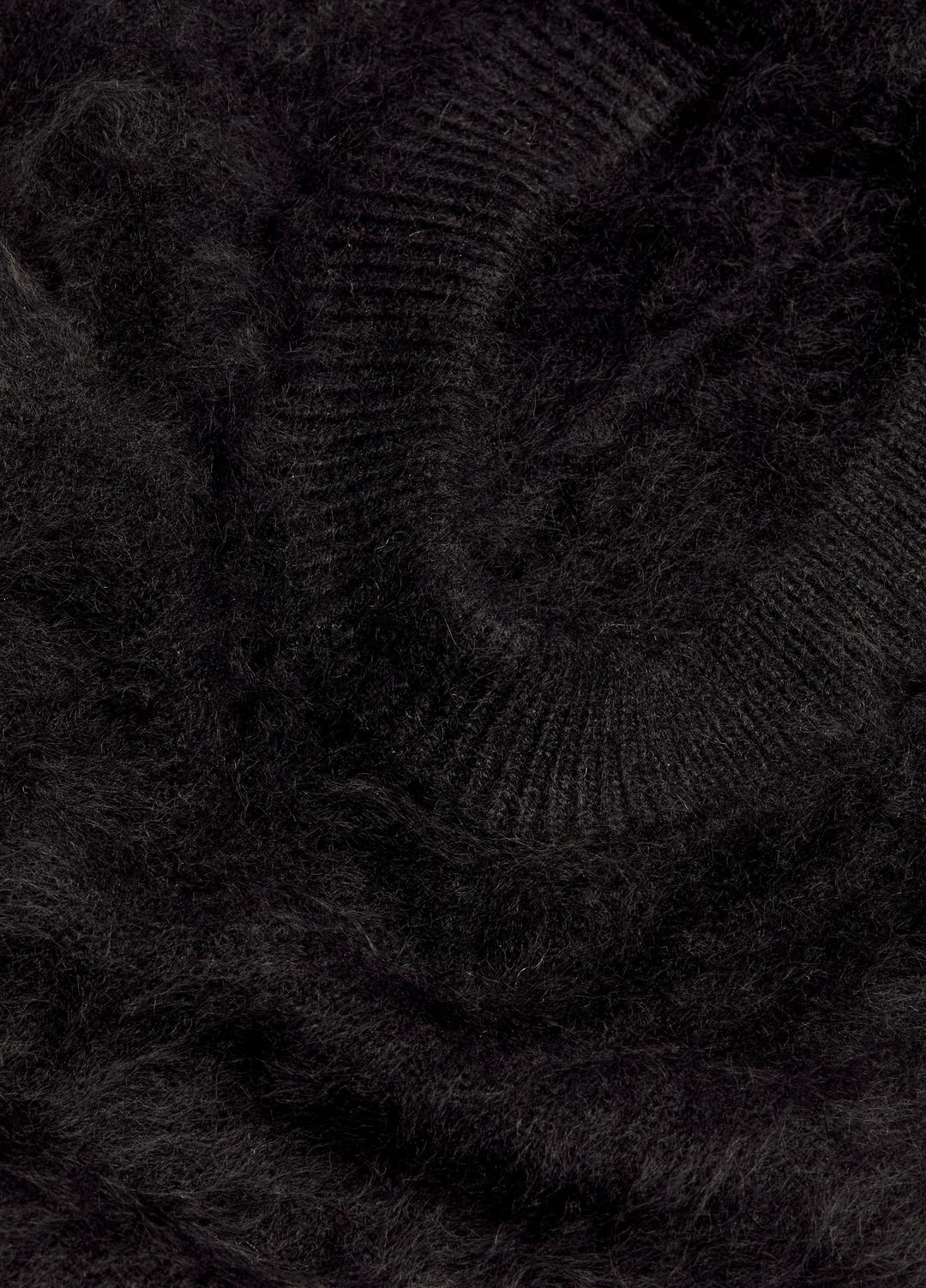 Brushed Cashmere Balaclava in Scarves & Hats - BLACK | VINCE Women