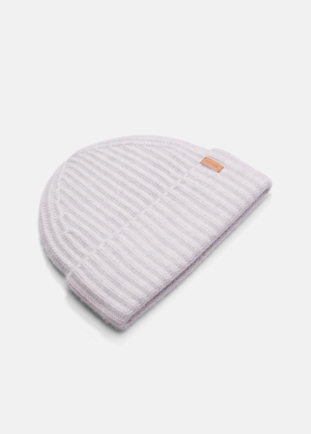 Plush Cashmere Chunky-Knit Beanie in Scarves & Hats - GREY | VINCE Women
