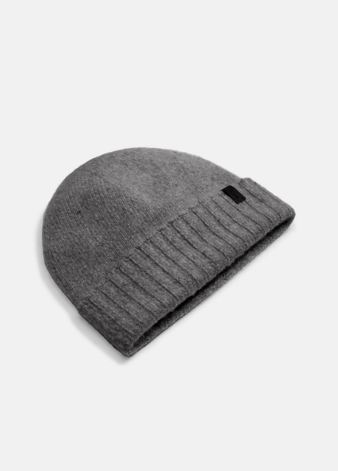 Donegal Cashmere Jersey Beanie in Scarves & Hats - MEDIUM GREY | VINCE Women