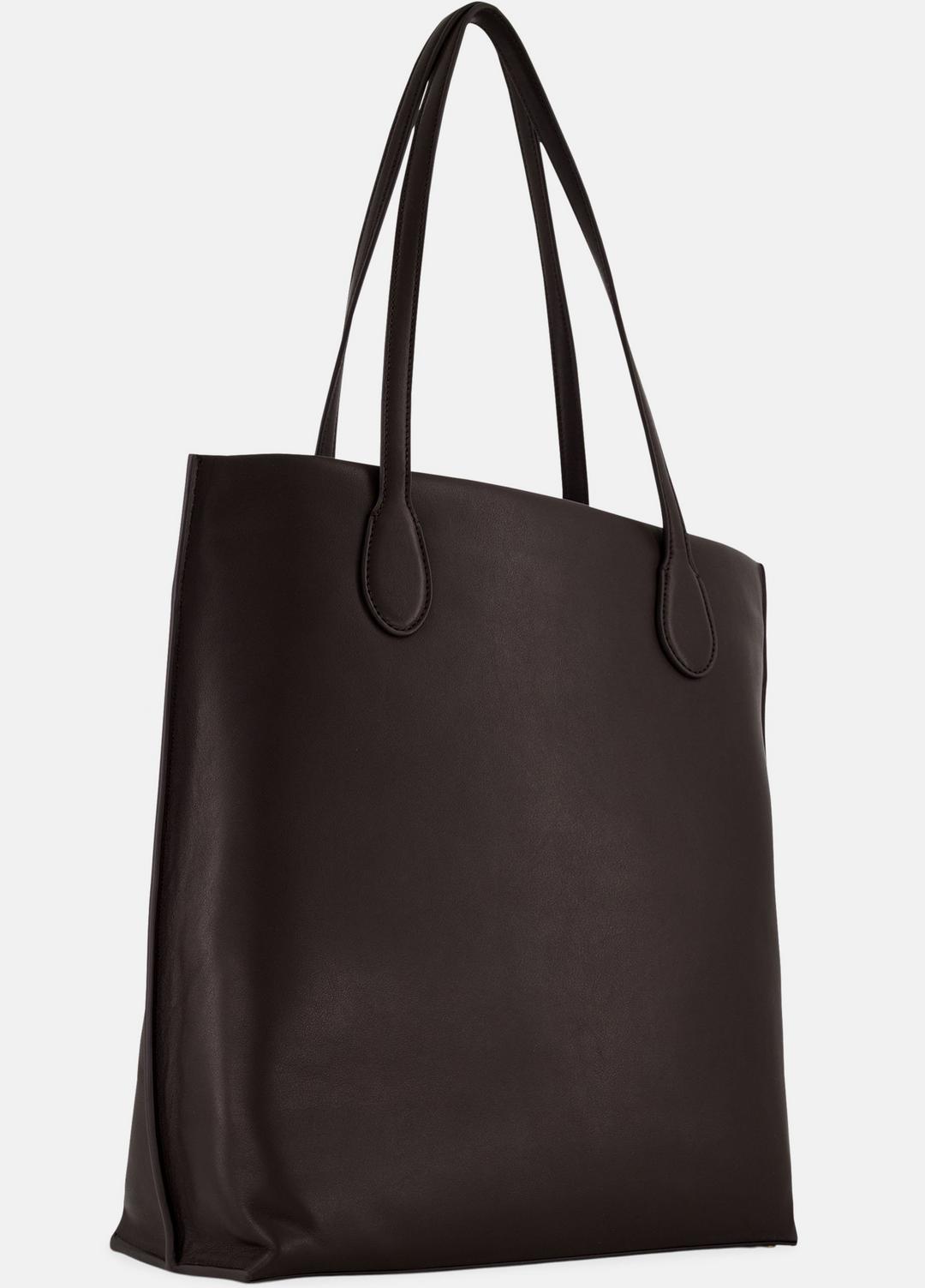 Athene Nappa Leather Tote in Handbags - CACAO | VINCE Women