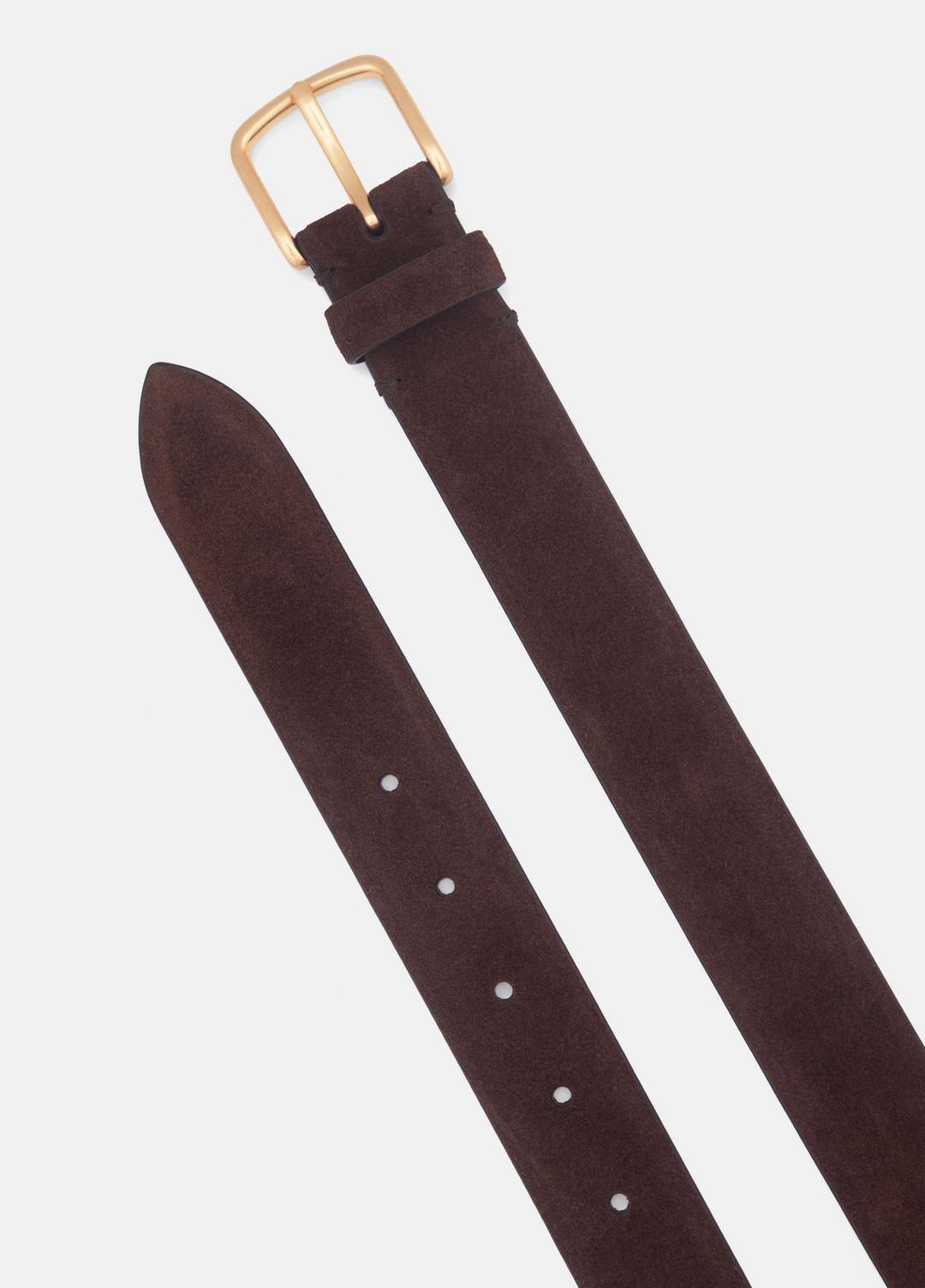Women’s 32mm Suede Belt in Belts - ESPRESSO | VINCE Women