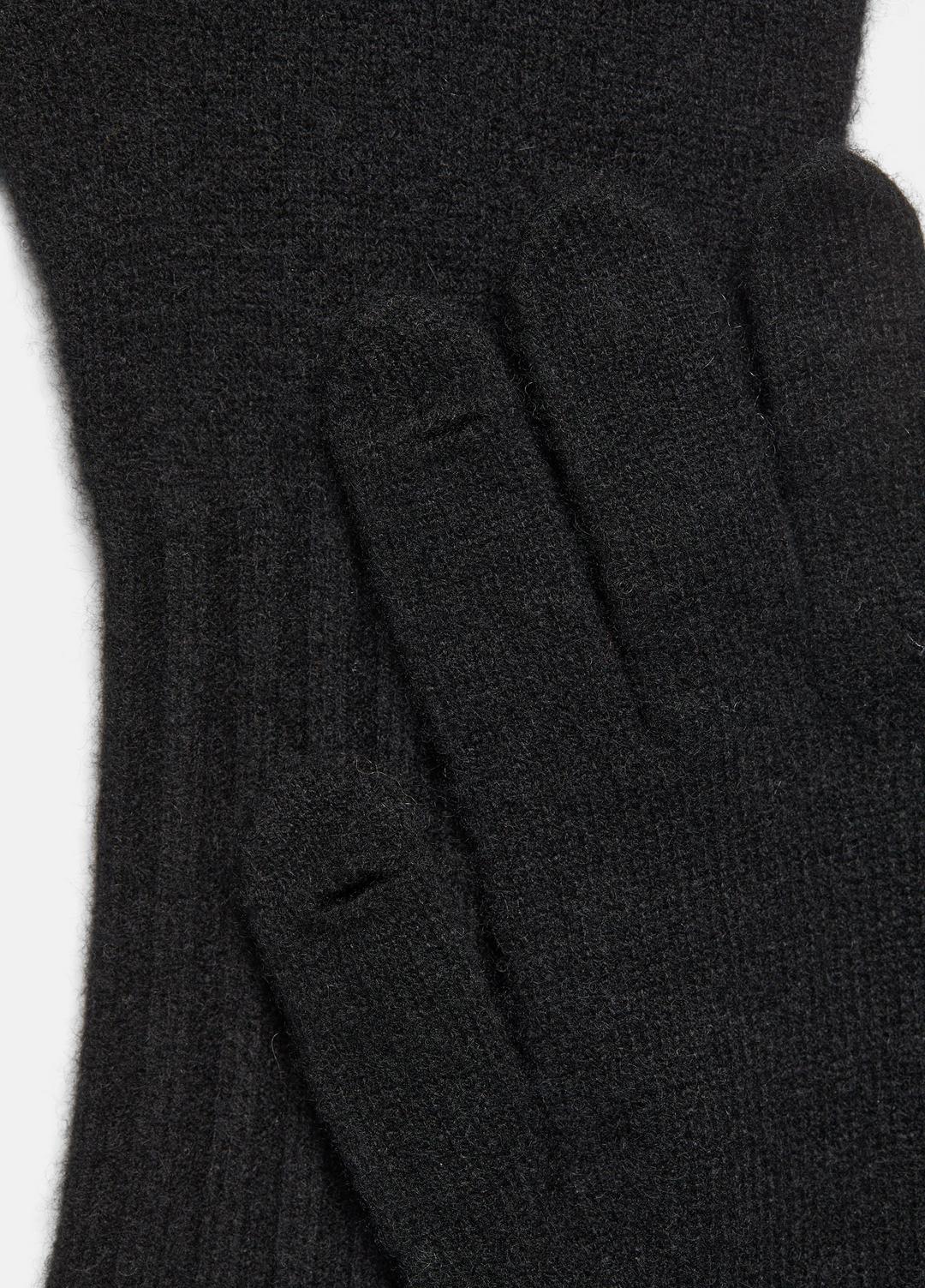 Plush Cashmere Gloves in Gloves - BLACK | VINCE Women