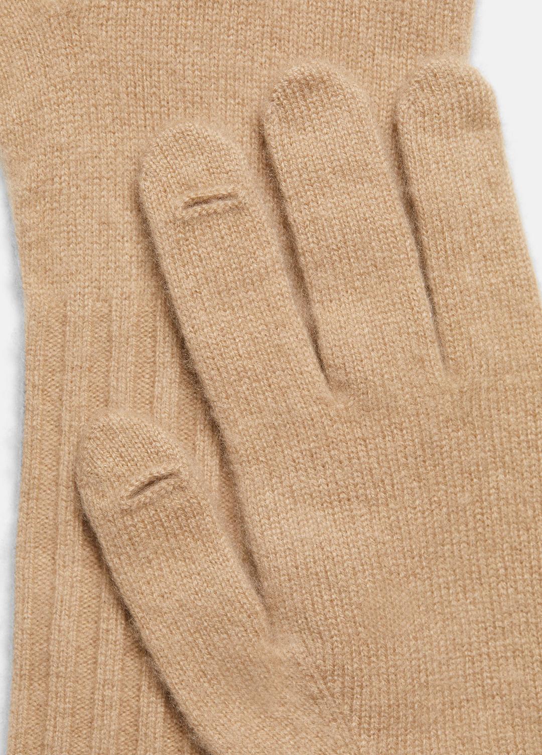 Plush Cashmere Gloves in Gloves - CAMEL | VINCE Women