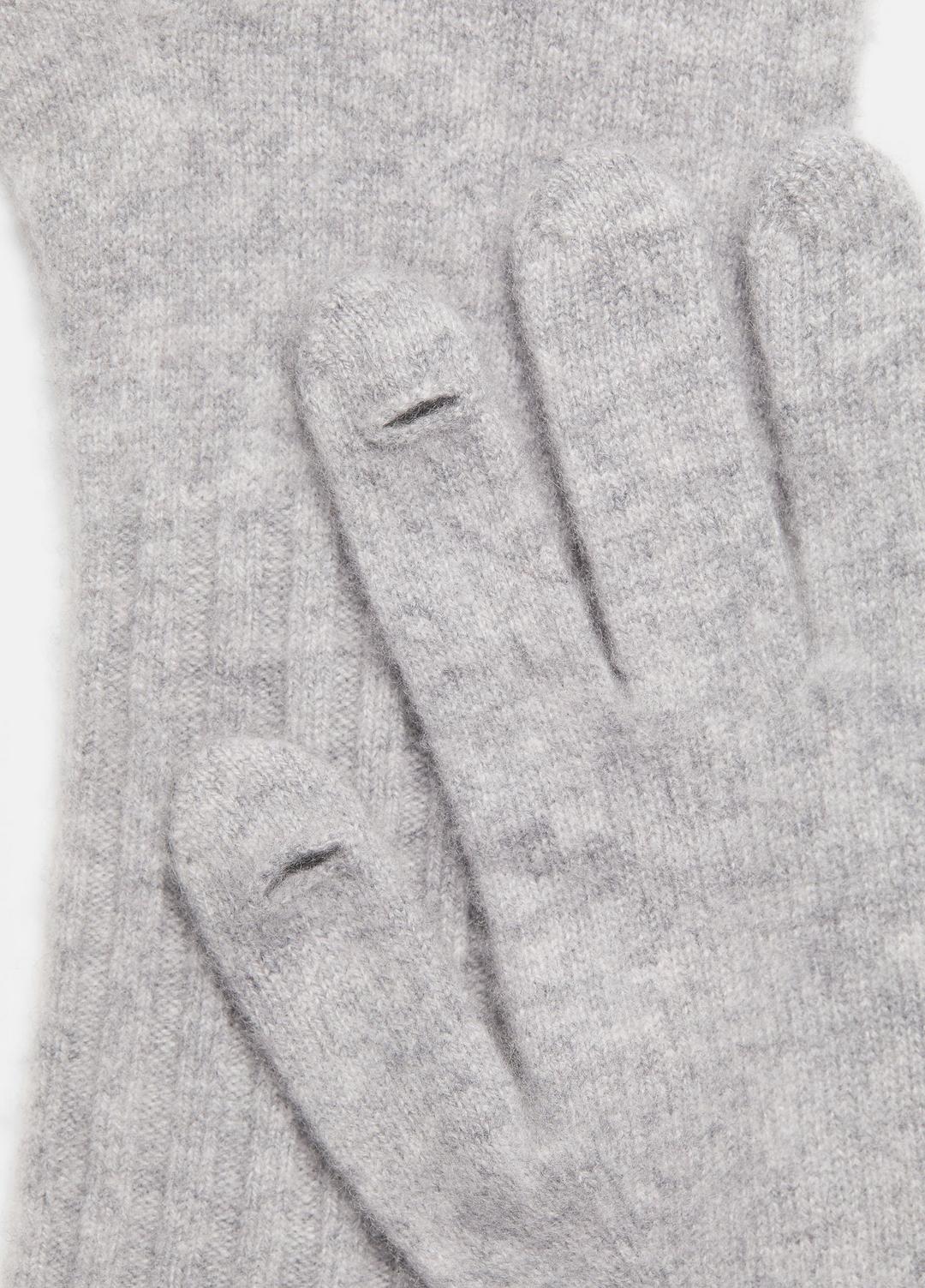 Plush Cashmere Gloves in Gloves - GREY | VINCE Women