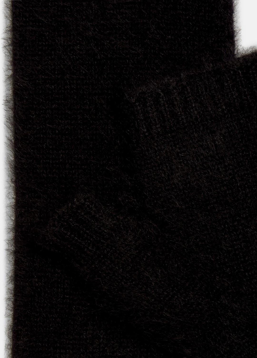 Brushed Cashmere Arm Warmers in Gloves - BLACK | VINCE Women