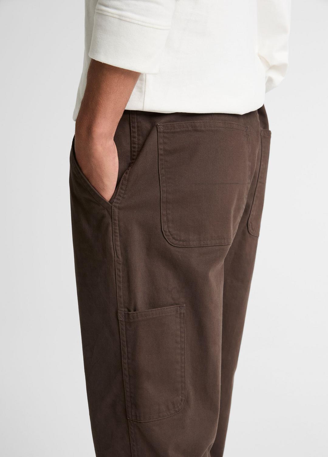 Owen Athletic Stretch-Cotton Utility Pant in Trousers - MISSION | VINCE Men