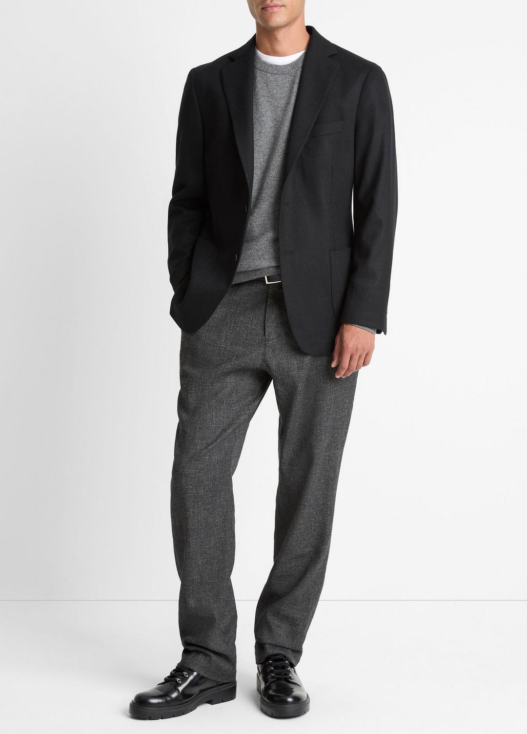 Cashmere Relaxed Sport Coat in Blazers - BLACK | VINCE Men