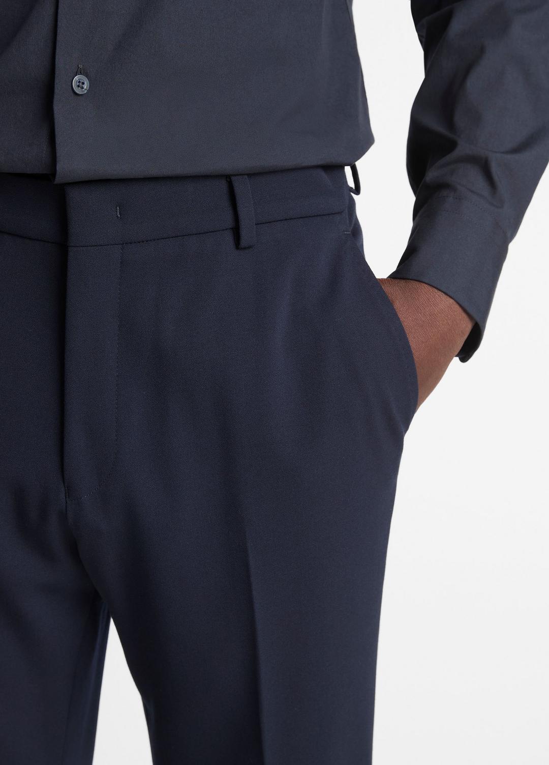 Stretch-Wool Classic Pant in Trousers - COASTAL BLUE | VINCE Men