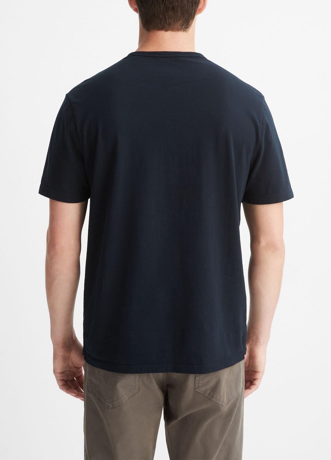 Garment Dye Cotton T-Shirt in T-Shirts & Polos - WASHED COASTAL | VINCE Men