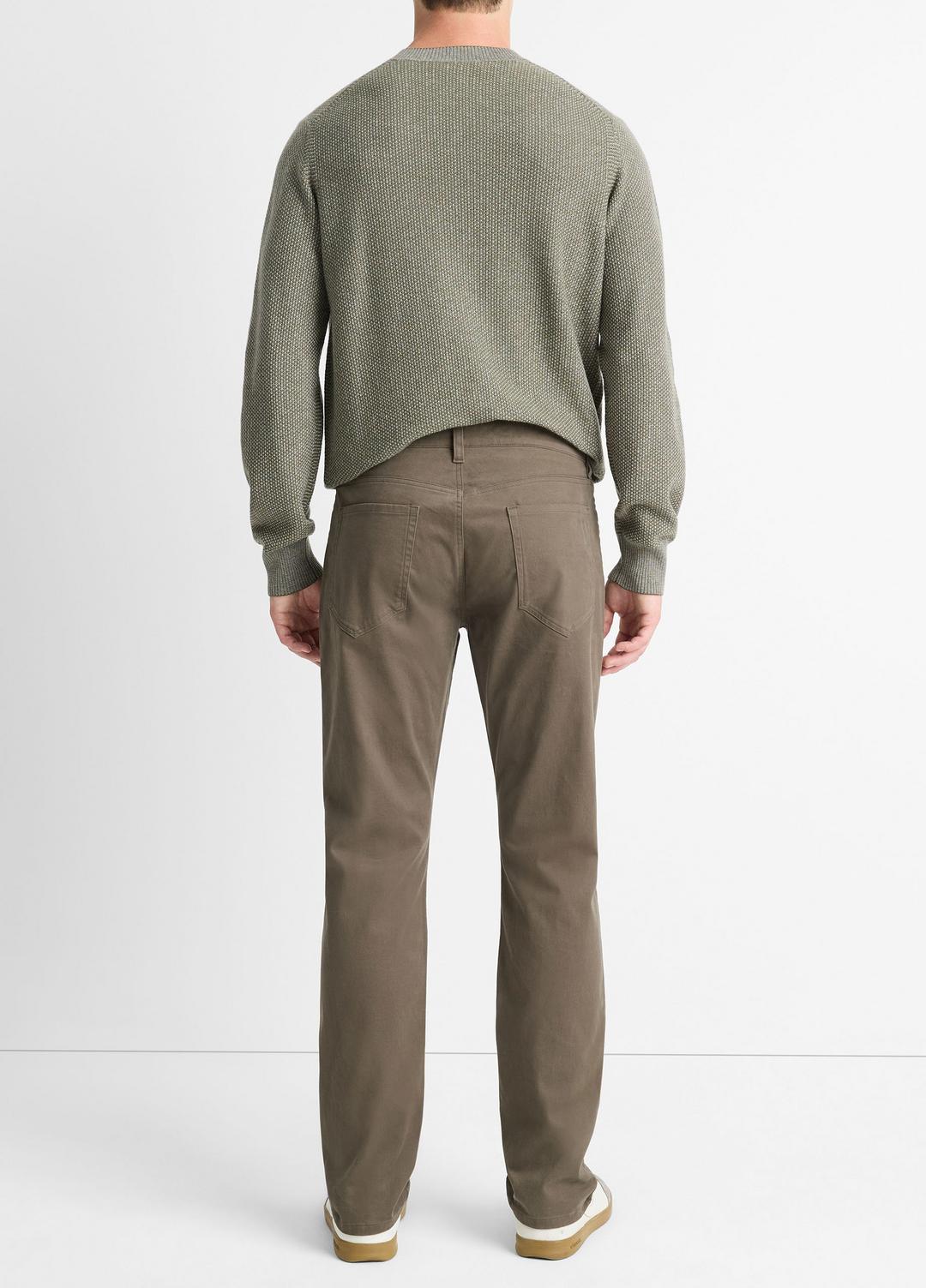 Dylan Slim 5-Pocket Peached Stretch-Cotton Pant in Trousers - FROG | VINCE Men