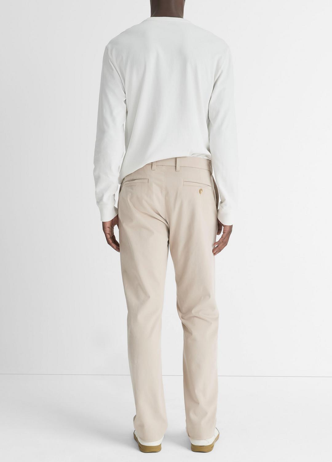 Dylan Slim Cotton Chino Pant in Trousers - CAHUENGA KHAKI | VINCE Men