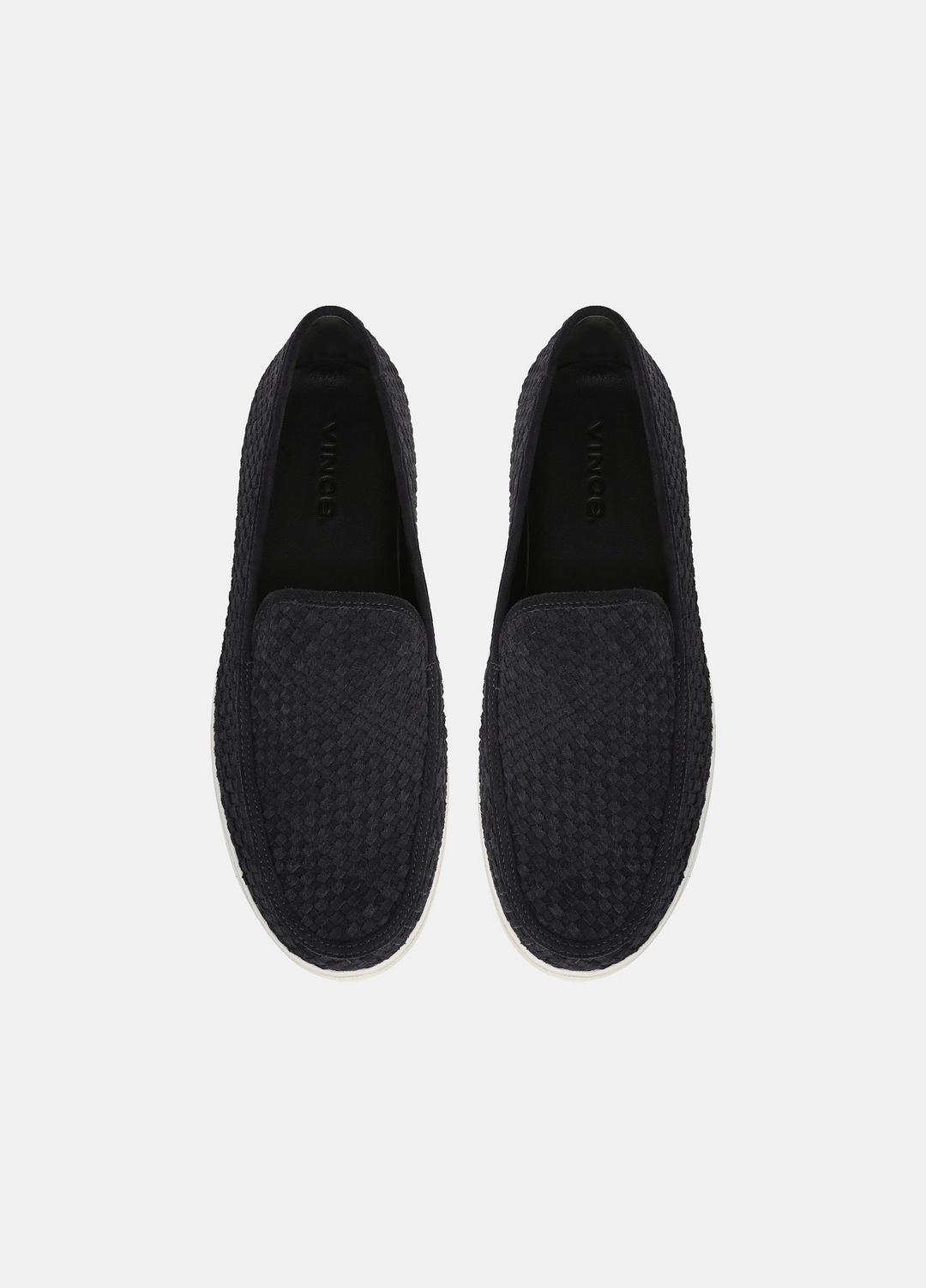 Sonoma Woven Suede Loafer in Loafers - COASTAL BLUE | VINCE Men