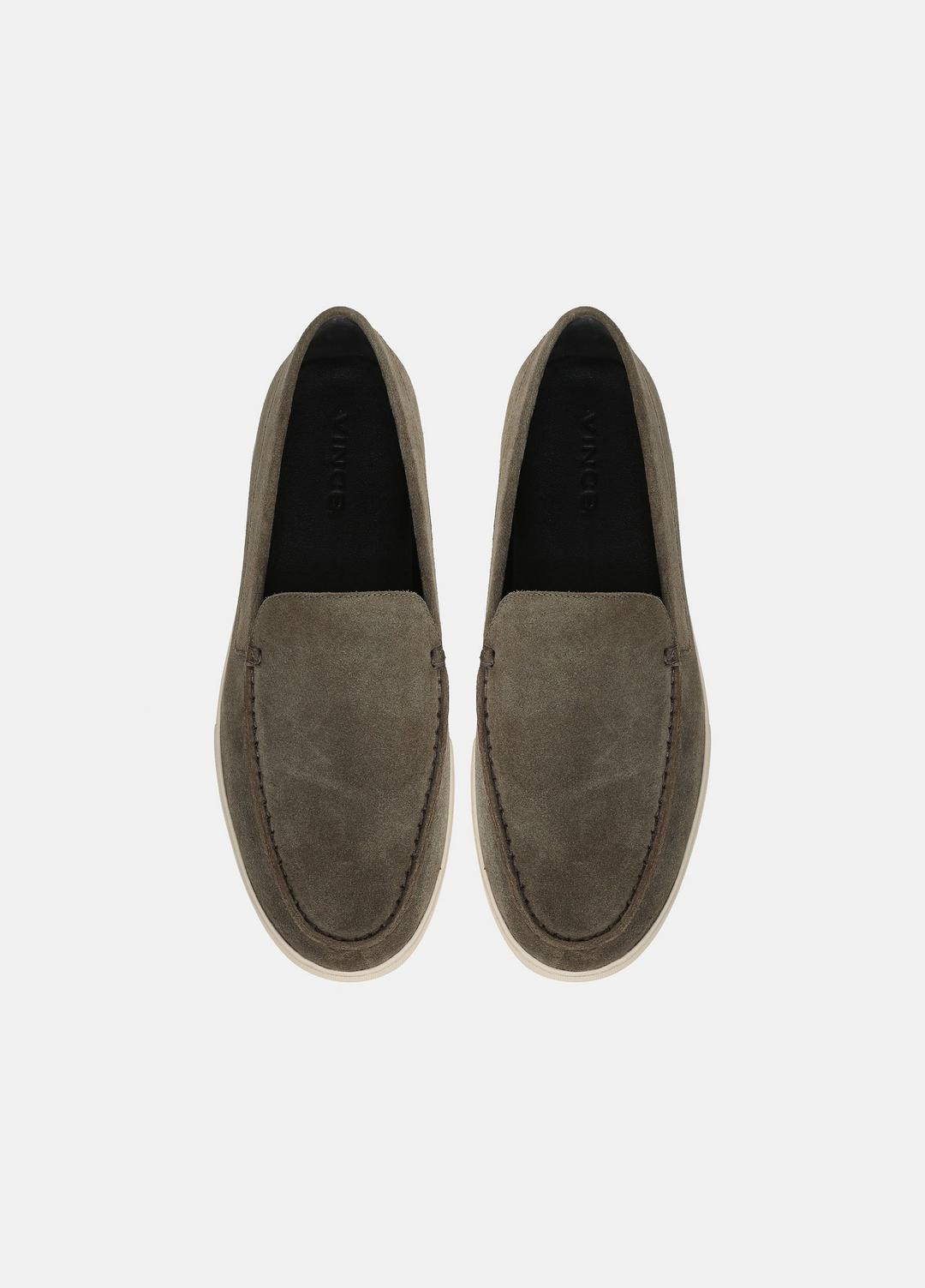 Sonoma Suede Loafer in Loafers - DARK ROAST | VINCE Men