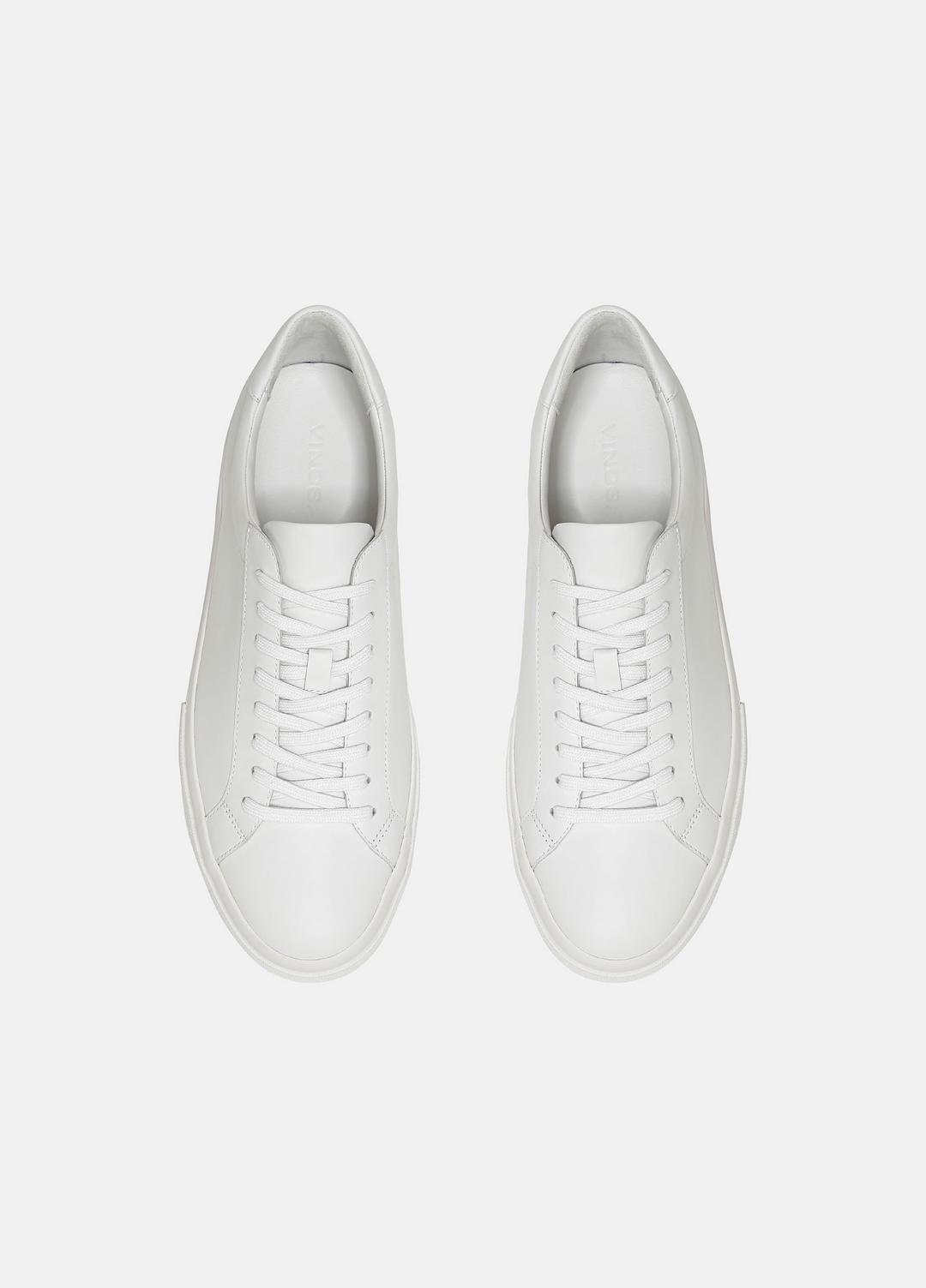 Fulton Leather Sneaker in Sneakers - WHITE | VINCE Men