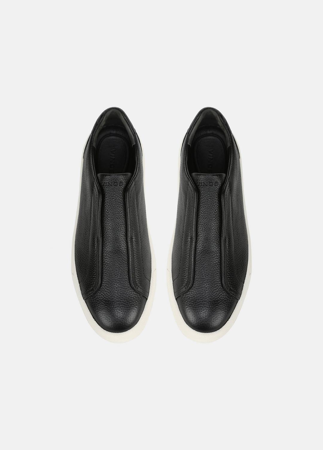 Lakewood Leather Sneaker in Sneakers - BLACK | VINCE Men