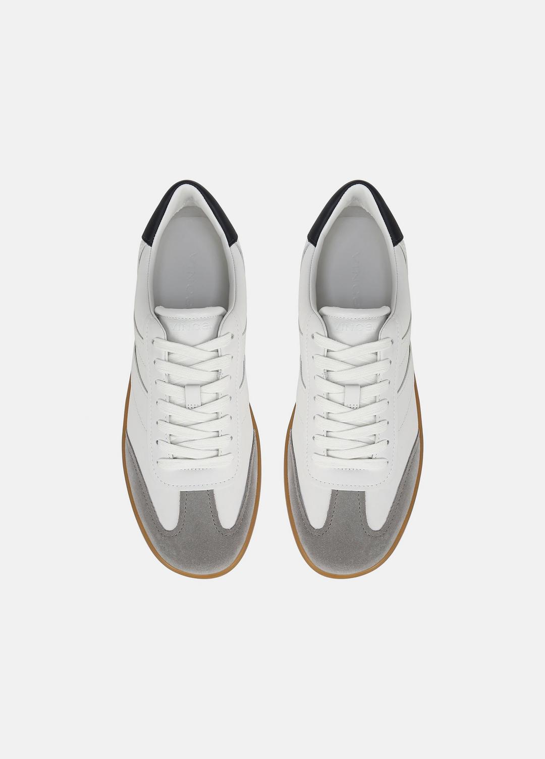Oasis Leather Sneaker in Sneakers - CHALK WHITE | VINCE Men