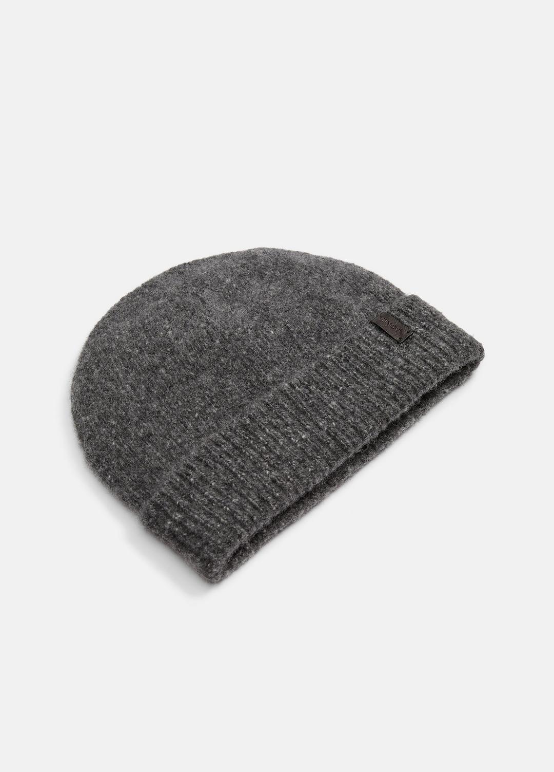 Donegal Cashmere Beanie in Scarves & Hats - HEATHER CHARCOAL | VINCE Men