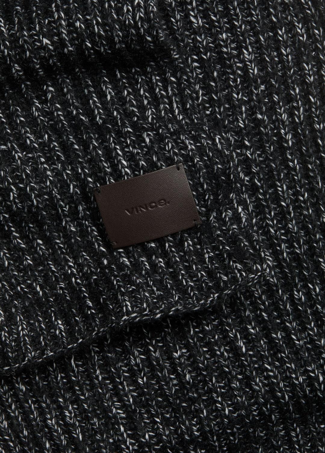Cardigan-Stitch Scarf in Scarves & Hats - HEATHER MARBLE | VINCE Men