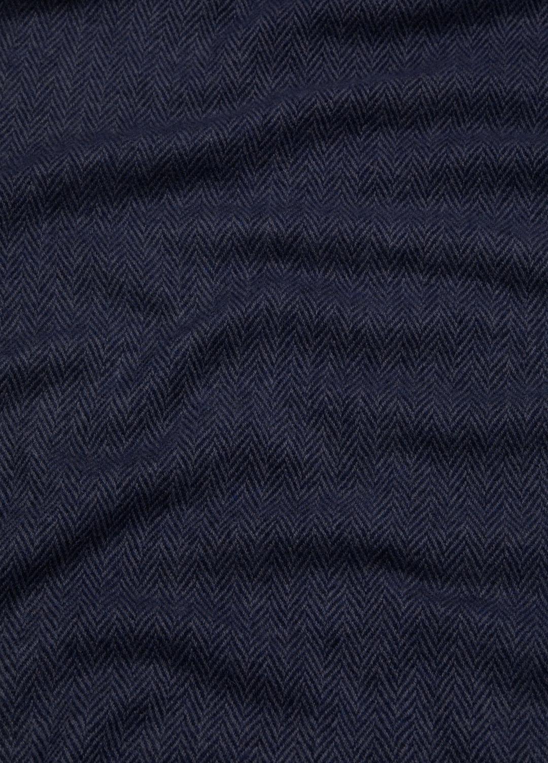 Herringbone Cashmere Scarf in Scarves & Hats - COASTAL BLUE/IRIS BLUE | VINCE Men