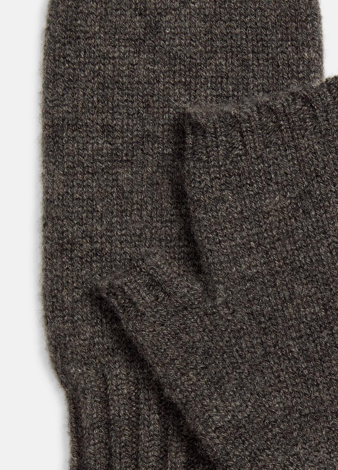 Cashmere Hand Warmers in Gloves - HEATHER CHARCOAL | VINCE Men